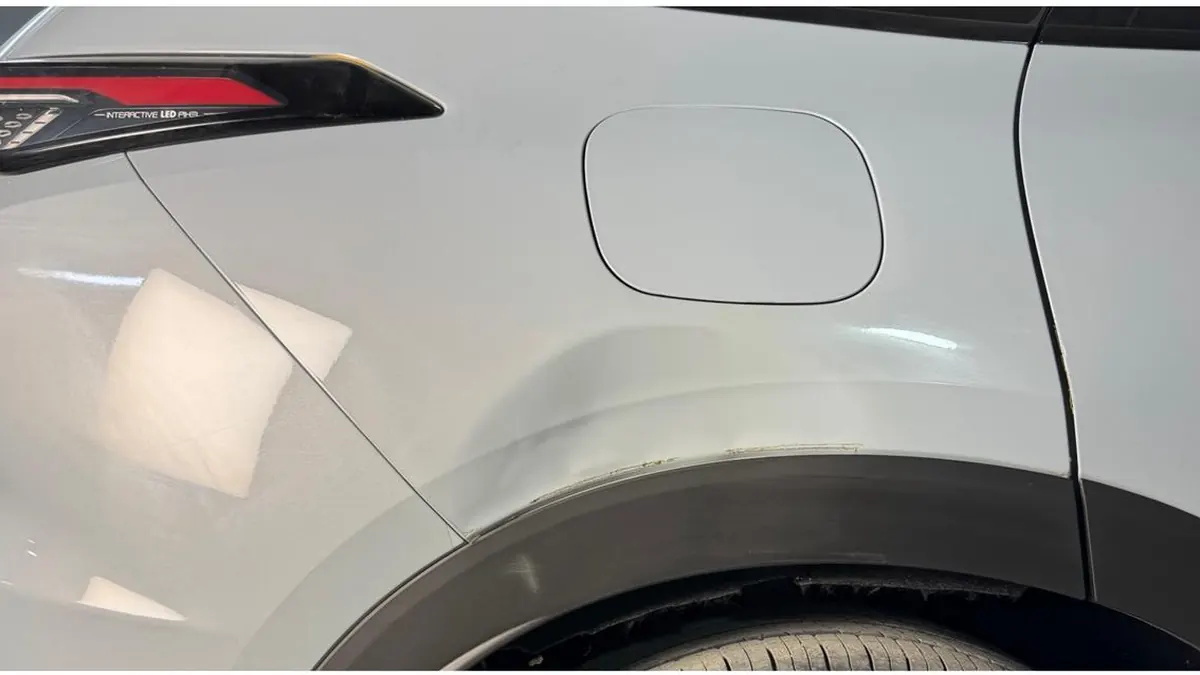 ربع خلفي – إصلاح بدون دهان – Garage المقطم — قبل