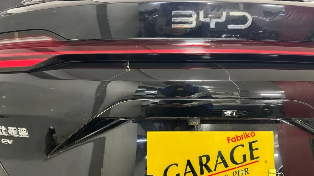 BYD – الباب الخلفي – إصلاح بدون دهان – Garage المقطم — بعد