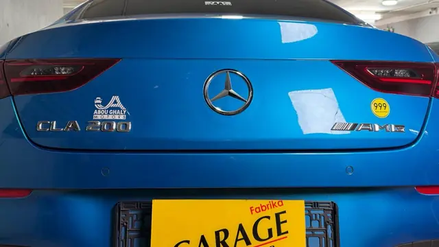 Mercedes CLA 200 – غطاء الشنطة – إصلاح بدون دهان