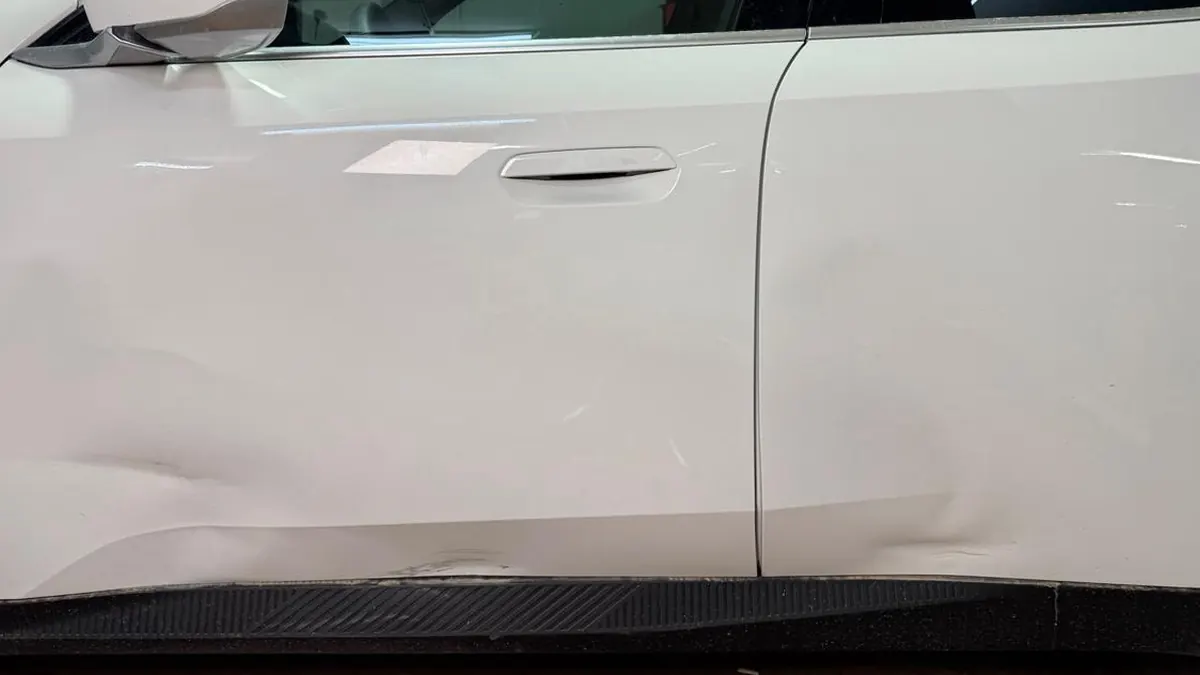 الأبواب الجانبية – إصلاح بدون دهان – Garage المقطم — قبل