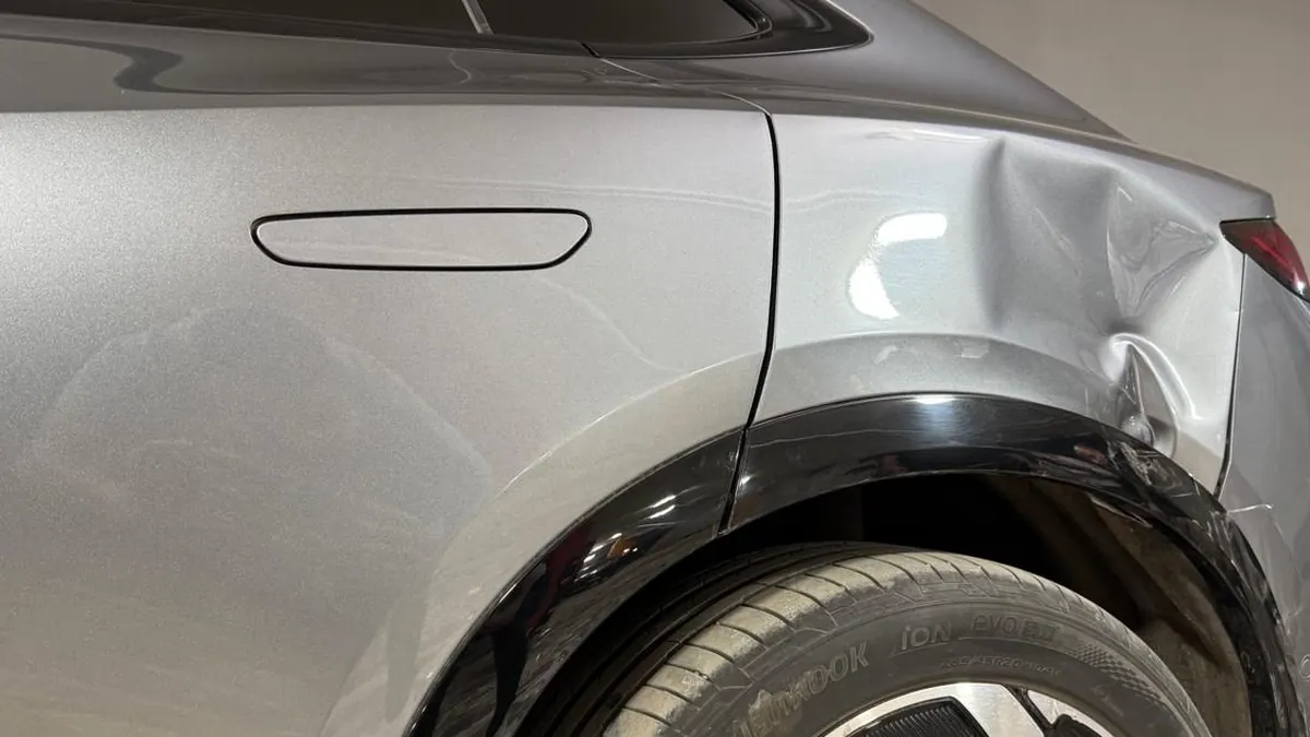 ربع خلفي – استعدال على البارد – Garage المقطم — قبل