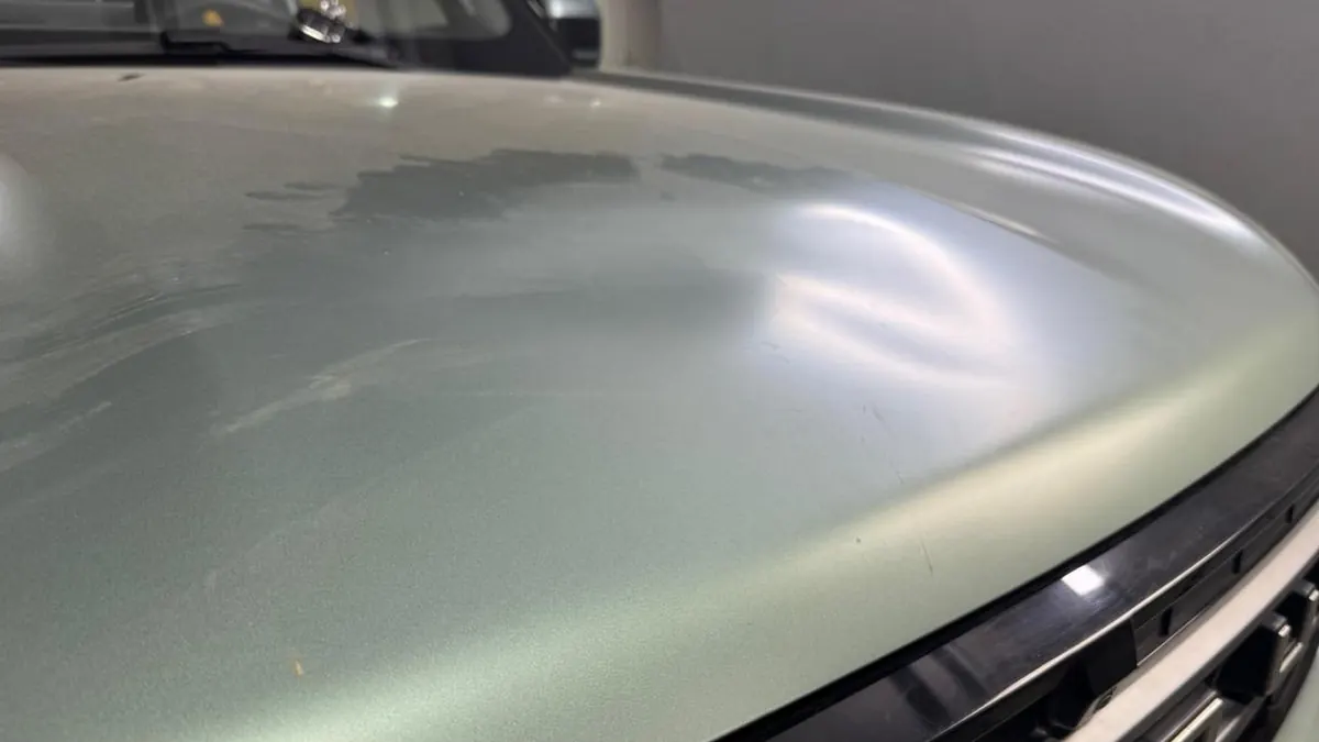 كبوت – إصلاح بدون دهان – Garage المقطم — قبل